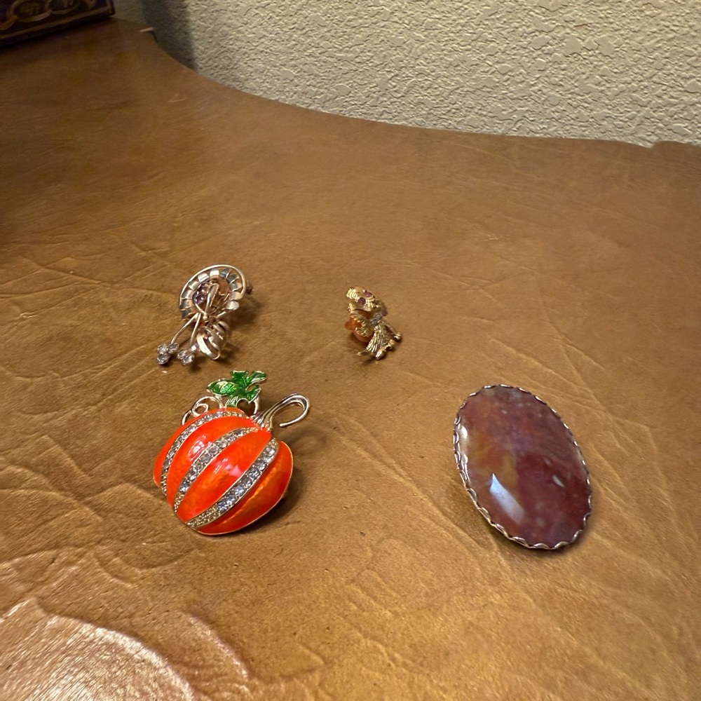 Vintage Brooch and Pin Set
